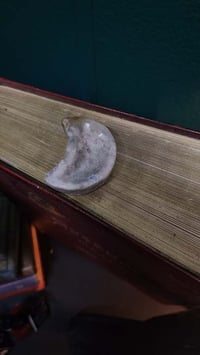Flower agate moon dish #1