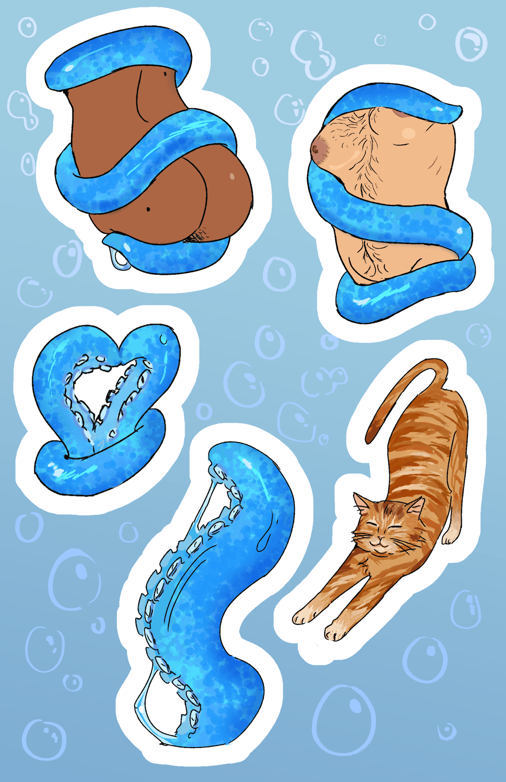 Image of Tentacle Sticker Sheet