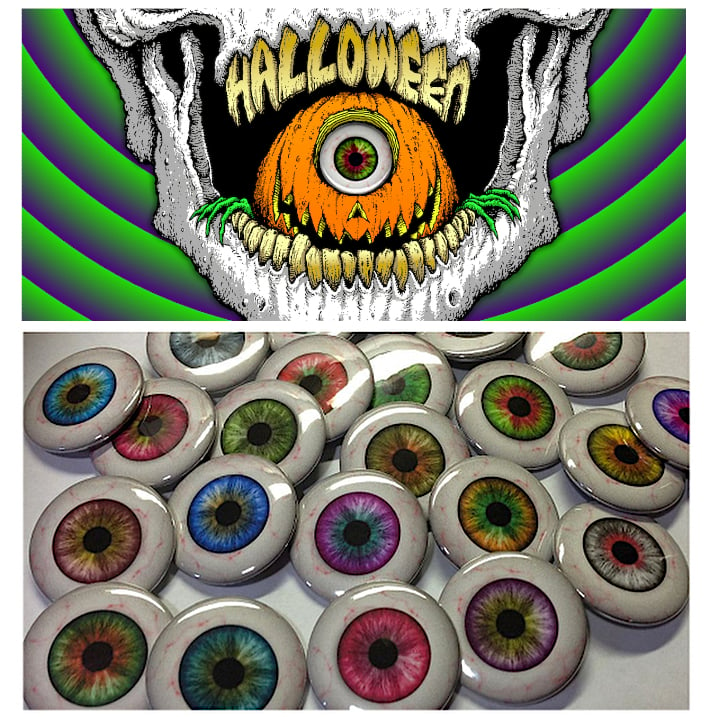 EYE LOVE HALLOWEEN limited print w/ Eyeball Tracker & Treat Bag!