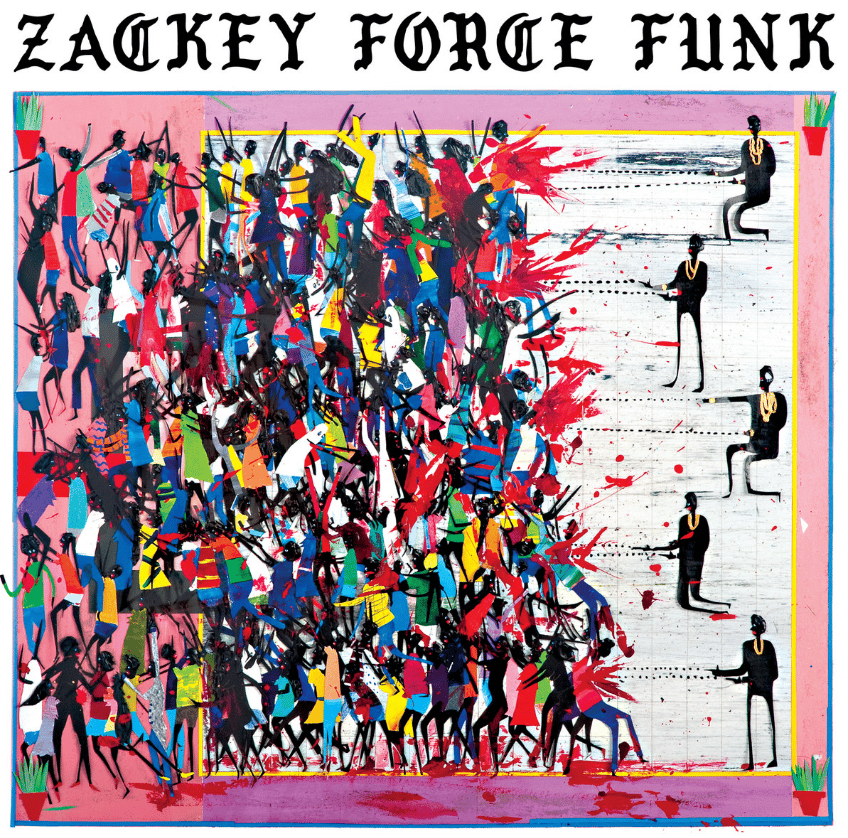 "ELECTRON DON"   zackey force funk white cover art t-shirt