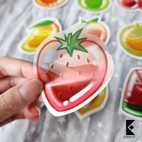 Image 2 of Clear Jelly Fruit Stickers