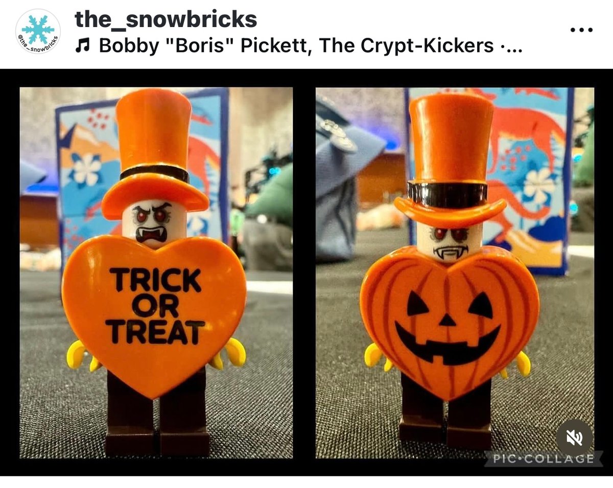 Trick Or Treat Heart CMF - Double Sided | Crazy Bricks