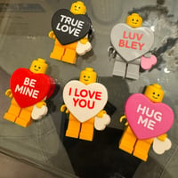 Conversation Hearts Minifigs