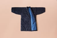 Image 7 of Long Hanten Jacket- Square dots