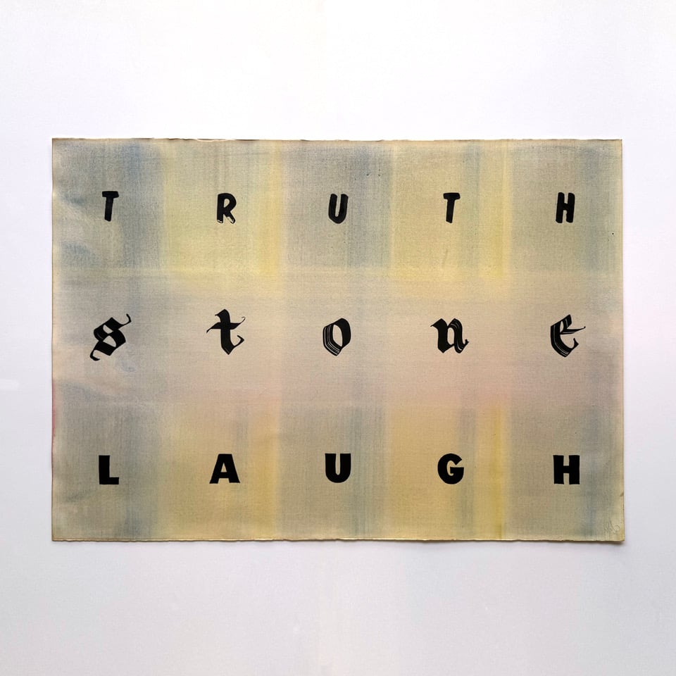 Image of TRUTH/STONE/LAUGH / NIELS SHOE MEULMAN