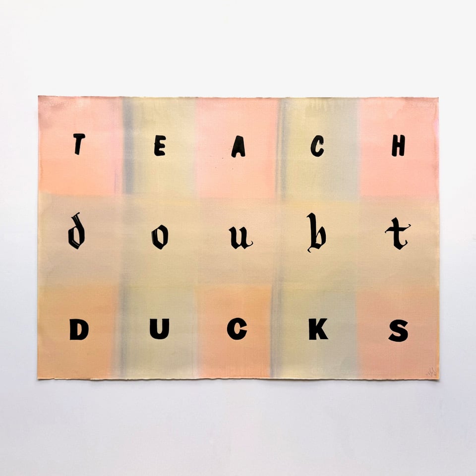 Image of TEACH/DOUBT/DUCKS / NIELS SHOE MEULMAN