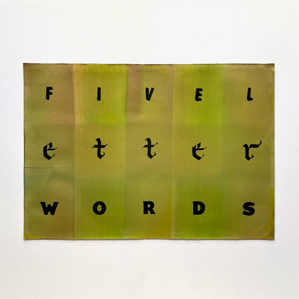 Image of FIVEL/ETTER/WORDS / NIELS SHOE MEULMAN