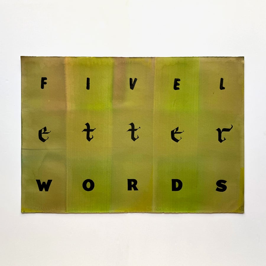 Image of FIVEL/ETTER/WORDS / NIELS SHOE MEULMAN