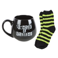 Strange And Unusual Mug and Sock Set