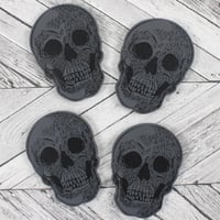 Skull MDF Coaters Set Of 4
