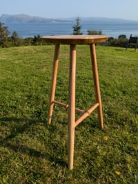 Image 1 of High stool  (Elm seat/Beech legs)