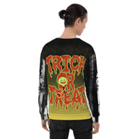 Image 3 of Trick or Treat Fright Meets Sweet Sweatshirt