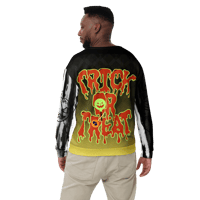 Image 7 of Trick or Treat Fright Meets Sweet Sweatshirt