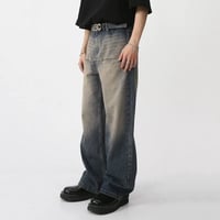 Image 3 of Men's Vintage High-Waist Wide-Leg Jeans