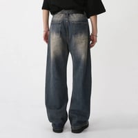 Image 6 of Men's Vintage High-Waist Wide-Leg Jeans