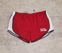 Image 1 of Back Flad red gym shorts