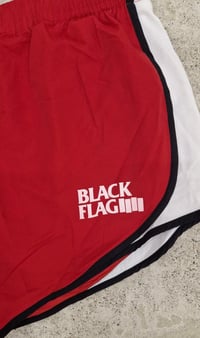 Image 3 of Back Flad red gym shorts