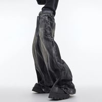 Image 3 of Men's Trendy Baggy Wide-Leg Jeans