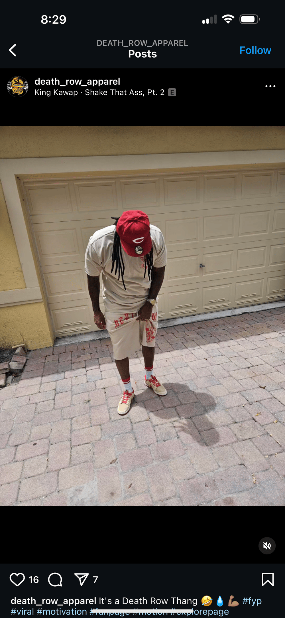 Deathrow Shit Short Set