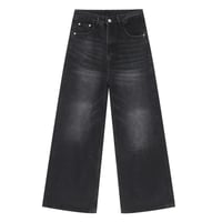 Image 7 of Men's Worn-Out Vintage Wide-Leg Jeans