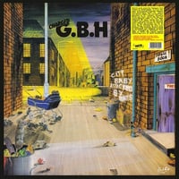 Image 1 of Charged G.B.H."City Baby Attacked By Rats" LP (clear orange vinyl)
