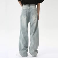 Image 5 of Men's High Street Casual Wide-Leg Jeans