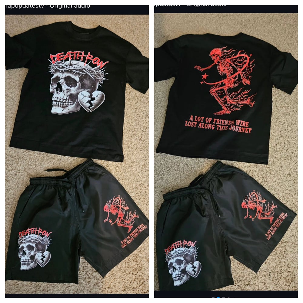 Deathrow Skull Short Set