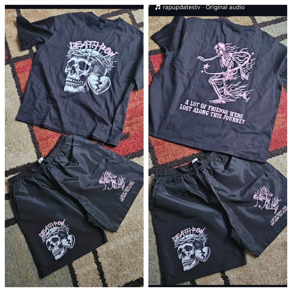 Deathrow Skull Short Set
