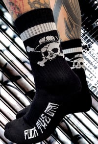 Image 1 of Fuck The 6tm Skull Socks