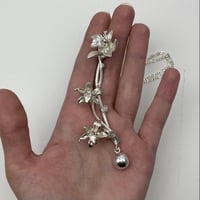 Image 2 of orchid stem necklace 3 