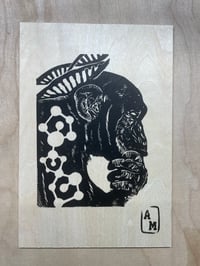 ‘Evolution’ on plywood