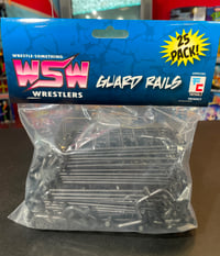 Image 2 of IN STOCK** 25 Piece Deluxe Guardrail Set Classic BLACK (Scaled for 4.5 Inch Figures) by FC Toys