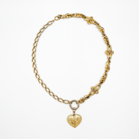 Image 1 of COLLIER GOLDEN HEART