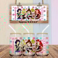SB Tattoo Princess Uv Dtf Double Sided Wrap    W0050