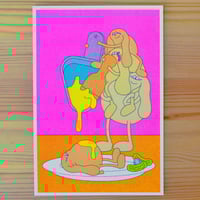 Image 1 of Raclette Party - Riso postcard 