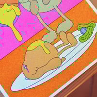 Image 2 of Raclette Party - Riso postcard 
