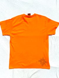 Image of Seeing Double tee in orange 