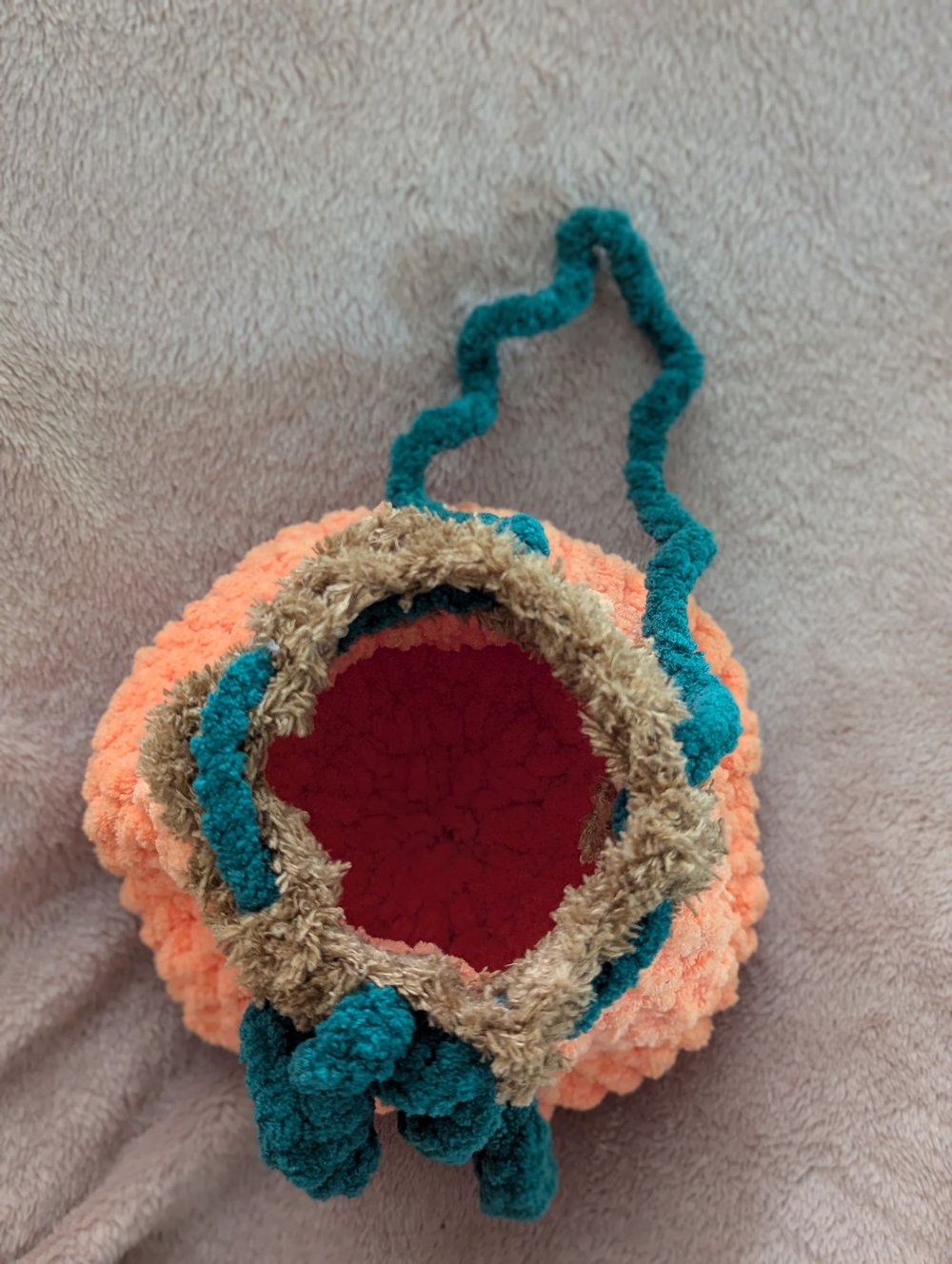 Image of "Pumpkin" Crochet Bags