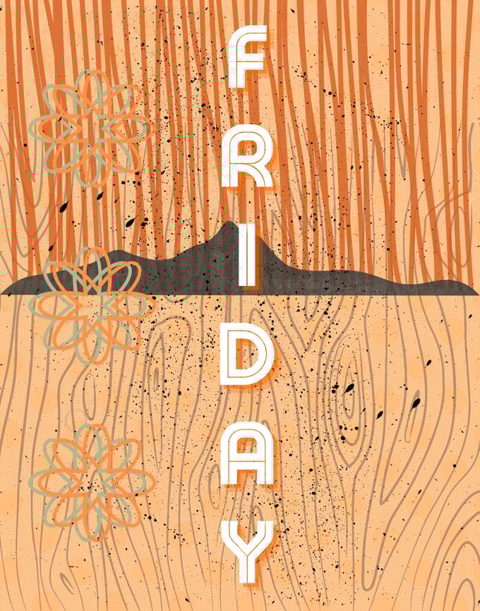 Image of Daisy Days of the Week 8 x 10 Digital Print Download