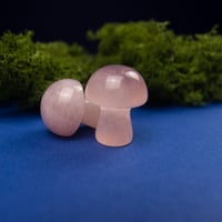 Image 4 of Rose Quartz Tiny Crystal Mushroom