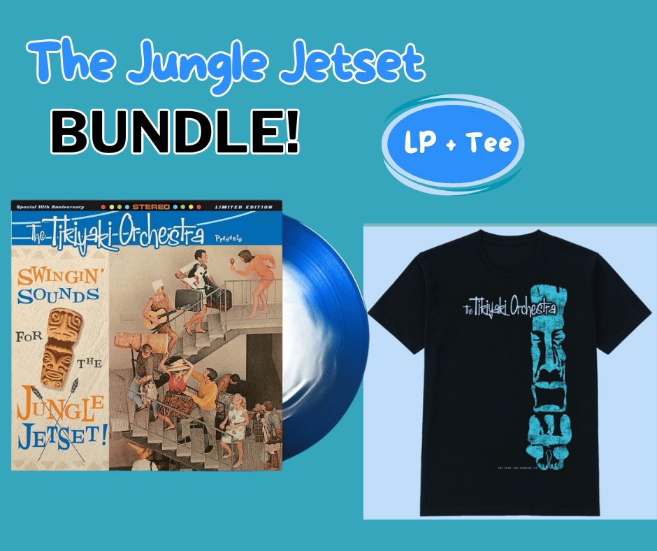 Image of Tikiyaki Orchestra The Jungle Jetset Vinyl+ T-Shirt-Bundle