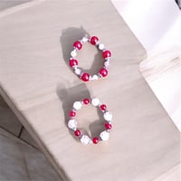 Image 2 of Red Bracelet/Earring Set