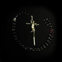 Image 4 of Renaissance Rosary on Black Beads