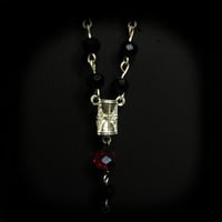 Image 3 of Renaissance Rosary on Black Beads
