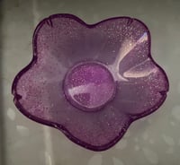 Image 3 of Glow in Dark Resin Flower Trinket Box