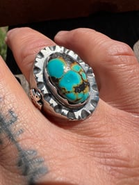 Image 5 of WL&A Handmade Black Jack Thunderbird Signet Ring - Size 10