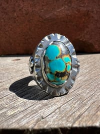 Image 2 of WL&A Handmade Black Jack Thunderbird Signet Ring - Size 10