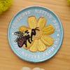 Conserve Native Bees Iron-On Patch