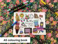 Image 1 of 1990s A5 colouring book 