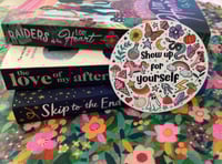 Image 2 of Show up for yourself - large sticker.  ( free postage)
